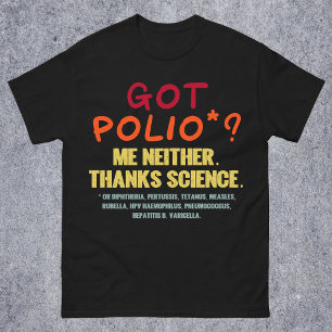 Impfstoffe wirken dank Wissenschaft Epidemiologie T-Shirt