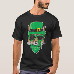 Impfte Irish Funny St Patricks Day Cat Quaran T-Shirt