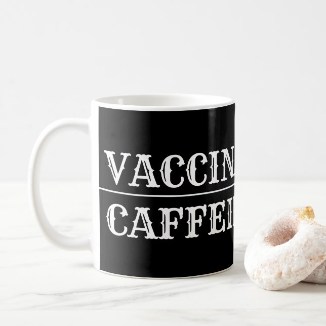 Impfte koffeinierte Tasse (Mit Donut)