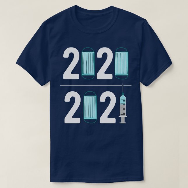 Impfung 2021 T-Shirt (Design vorne)