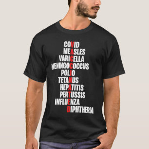 Impfung für Männer Frauen Impfstoff Pro Impfstoff T-Shirt