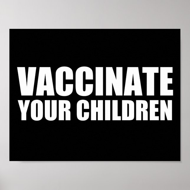 Impfung Ihrer Kinder Poster (Vorne)