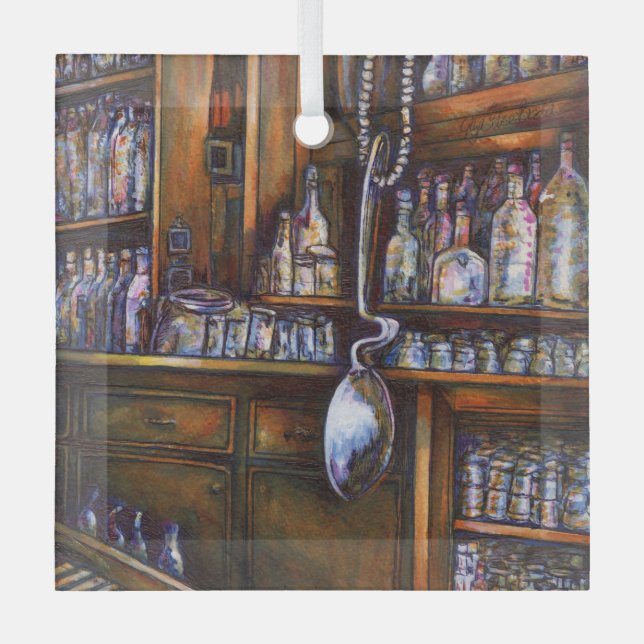 implizit verstanden ornament aus glas (Vorderseite)