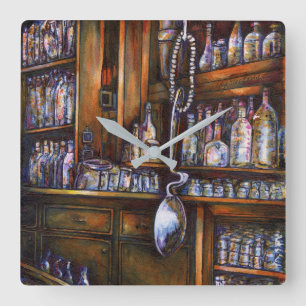 implizit verstanden quadratische wanduhr