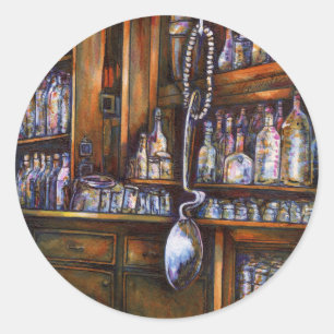 implizit verstanden runder aufkleber