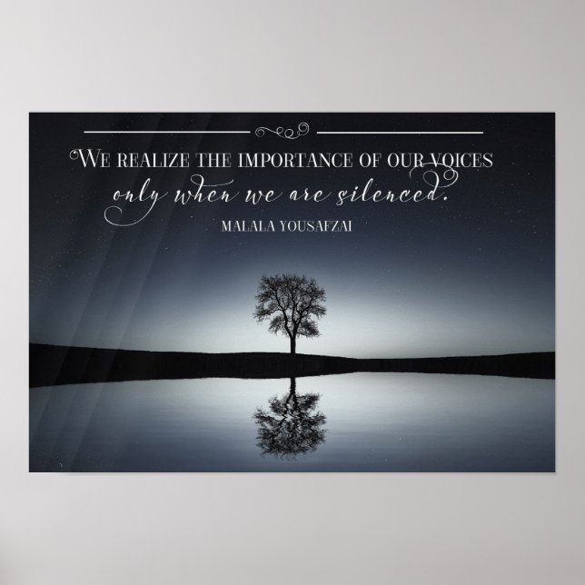 Importance Of Our Voices Poster (Vorne)