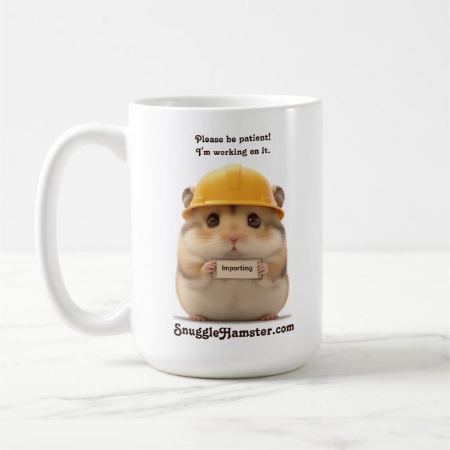Importieren von Harthamster SnuggleHamster.com Kaffeetasse (Links)