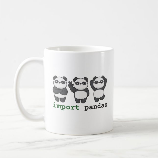 Importpandas Kaffeetasse (Links)