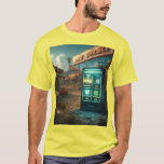 Impossible Items Vending Machine – Surreal Retro D T-Shirt<br><div class="desc">Surreal vending machine, impossible items machine, retro desert surrealism, time memories luck art, vaporwave roadside scene, dystopian retro future, surreal sci fi landscape, philosophical surreal art, neon vending machine art, retro futuristic desert, dreamlike dystopian scene, strange roadside town, surreal nostalgia art, mysterious neon machine. Style: Men's Basic T-Shirt Comfortable, casual...</div>