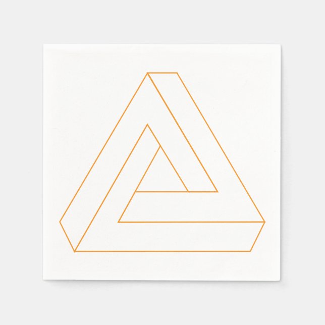 Impossible Triangle Napkins Serviette (Vorderseite)