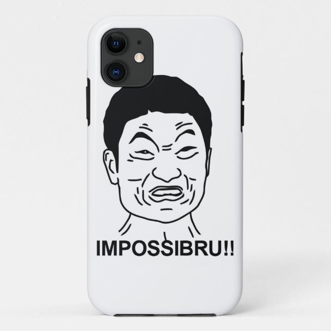 Impossibru Case-Mate iPhone Hülle (Rückseite)
