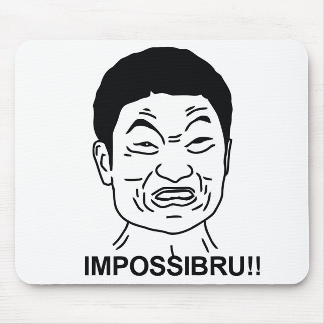 Impossibru Mousepad (Vorne)