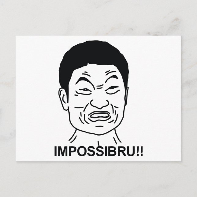 Impossibru Postkarte (Vorderseite)