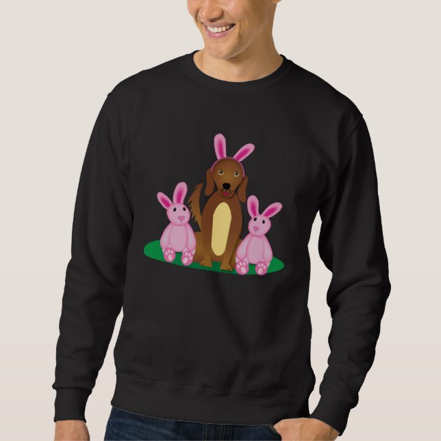 Imposter bunny  Easter Apparel Sweatshirt (Vorderseite)
