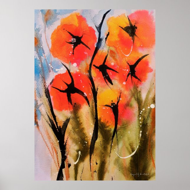 Impresión, Papel económico de póster (mate) Poster (Vorne)