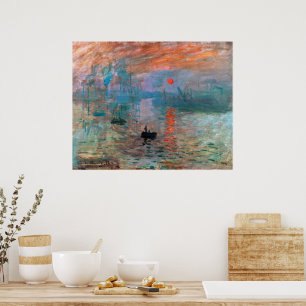 Impression, Sonnenaufgang Claude Monet Poster