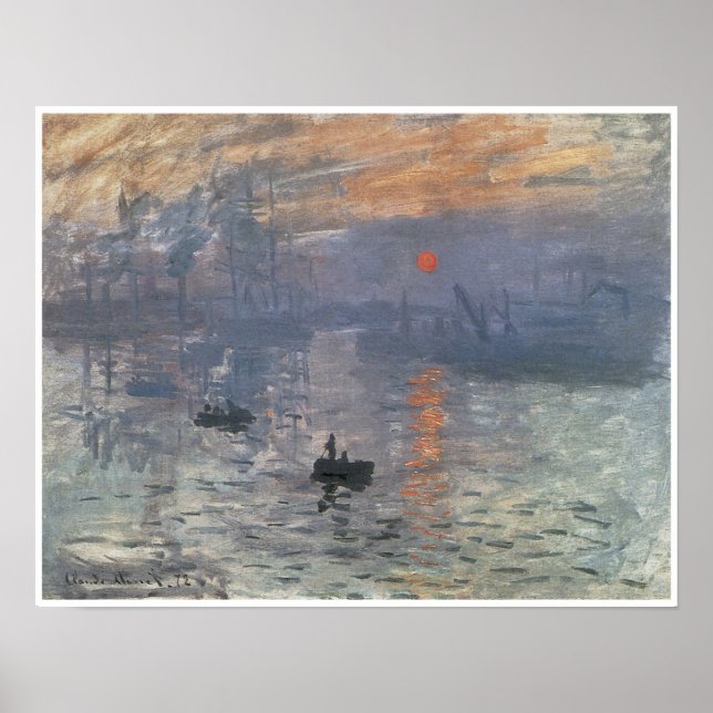 Impression-Sunrise, 1872 Poster (Vorne)
