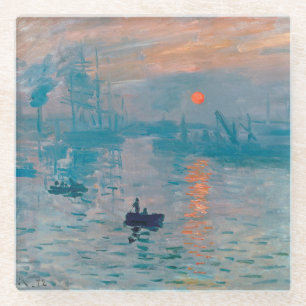 Impression Sunrise Claude Monet Glasuntersetzer