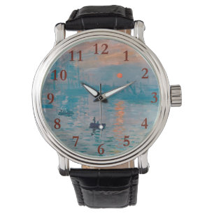 Impression Sunrise claude monet impressionist Armbanduhr