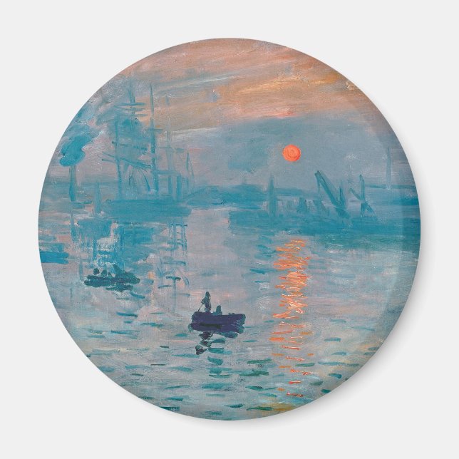 Impression Sunrise Claude Monet Magnet (Vorne)