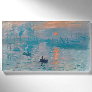 Impression Sunrise Claude Monet Namenschild