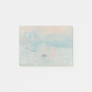 Impression Sunrise Claude Monet Post-it Klebezettel