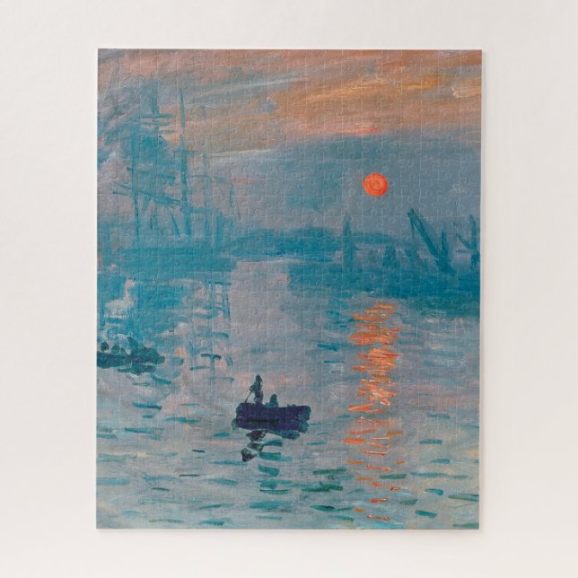 Impression Sunrise Claude Monet Puzzle (Vertikal)