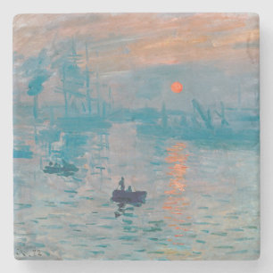 Impression Sunrise Claude Monet Steinuntersetzer