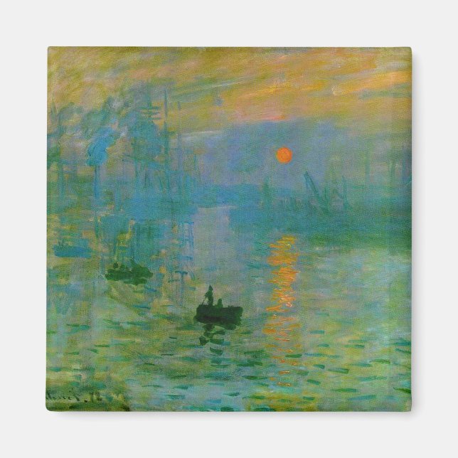 Impression Sunrise Fine Art Magnet (Vorne)