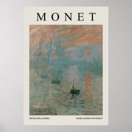 Impression Sunrise Poster