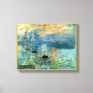 Impression Sunrise von Claude Monet Leinwanddruck