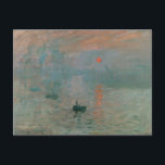 Impression Sunrise von Claude Monet Postcard Postkarte<br><div class="desc">Claude Monet - Meister der Kunstserie</div>