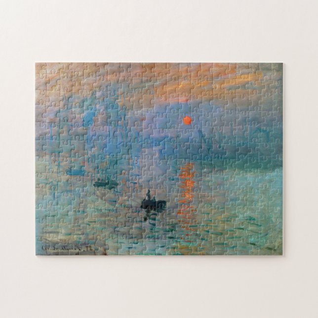 Impression Sunrise von Claude Monet Puzzle (Horizontal)