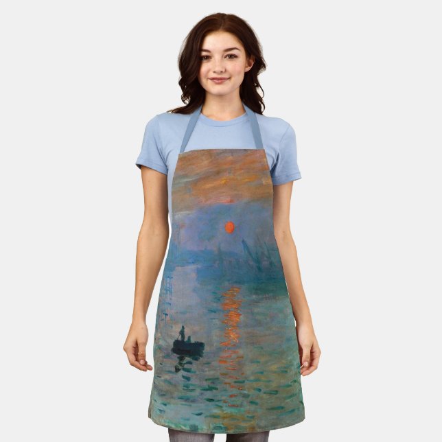 Impression Sunrise von Claude Monet        Schürze (Getragen)
