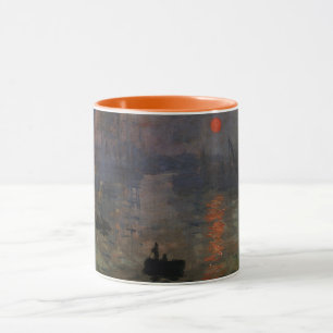 Impression Sunrise von Claude Monet, Vintage Art Tasse