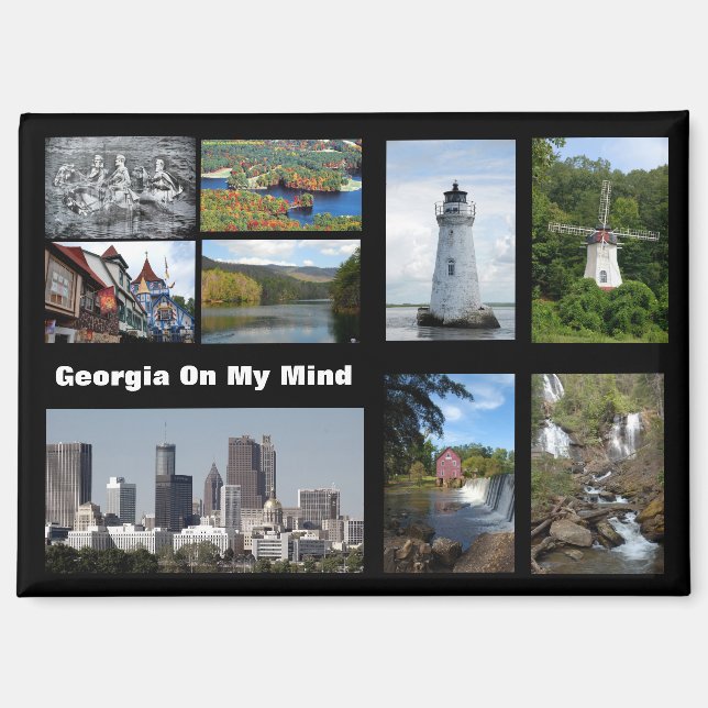 Impressionen aus Georgien USA Magnet (Vorderseite)