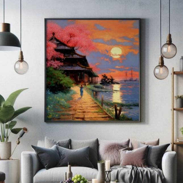 Impressionismus an der japanischen Küste Fotodruck (Von Creator hochgeladen)