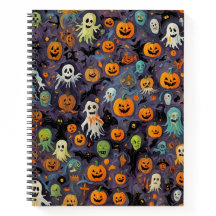 Impressionismus Ghosts Melting Bullet Notebook