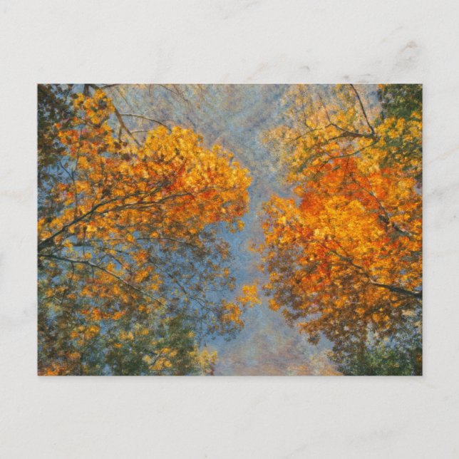 Impressionismus im Herbst Postkarte (Vorderseite)