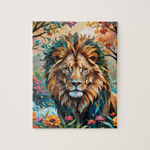 Impressionismus Lion Jigsaw Puzzle