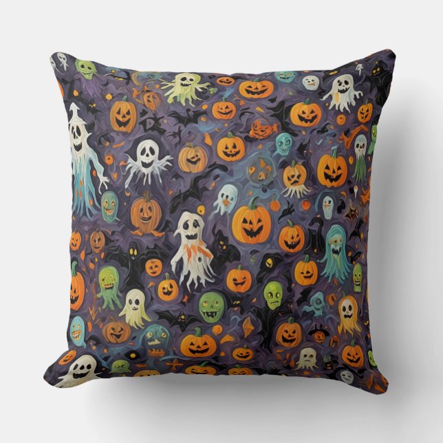 Impressionismus Meldeln Ghost-Design Kissen (Vorderseite)