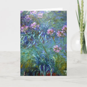 Impressionismus Rosa Blume Karte