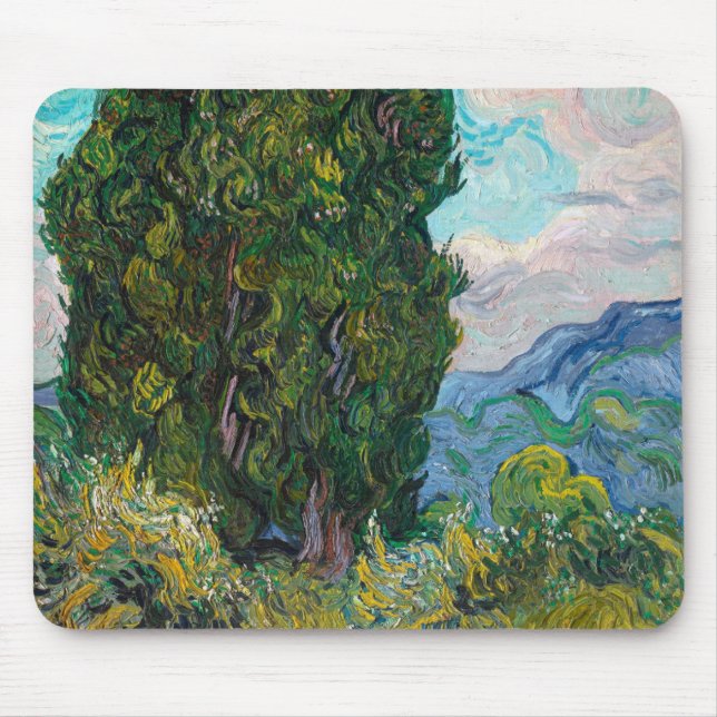 Impressionismus Vincent Van Gogh Berühmte Visuelle Mousepad (Vorne)