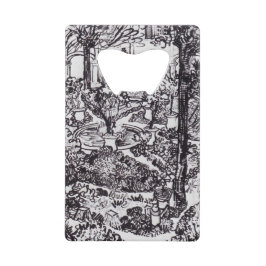 Impressionismus Vincent Van Gogh Garten des Hospit Geldbeutel Flaschenöffner