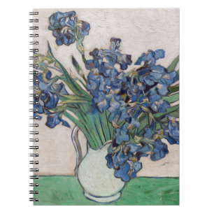 Impressionismus Vincent Van Gogh Irises berühmt Vi Notizblock