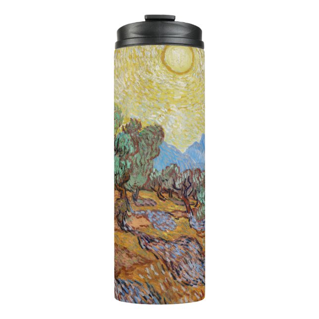 Impressionismus Vincent Van Gogh Olivenbäume Berüh Thermosbecher (Vorderseite)