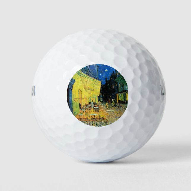 Impressionismus Vincent Van Gogh selbst Portrait F Golfball (Vorderseite)