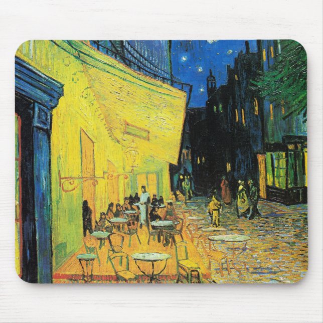 Impressionismus Vincent Van Gogh selbst Portrait F Mousepad (Vorne)