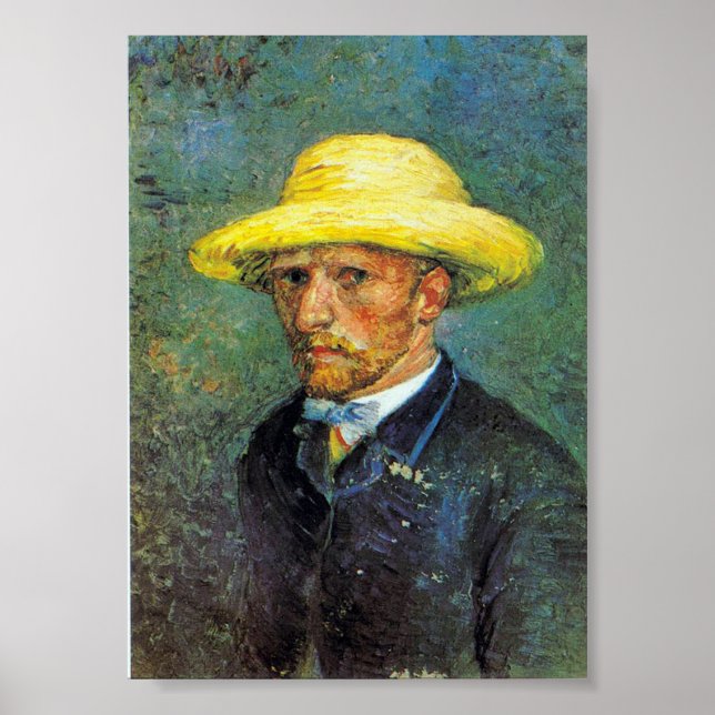 Impressionismus Vincent Van Gogh selbst Portrait F Poster (Vorne)