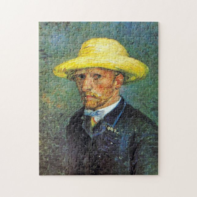 Impressionismus Vincent Van Gogh Selbstportrait Co Puzzle (Vertikal)